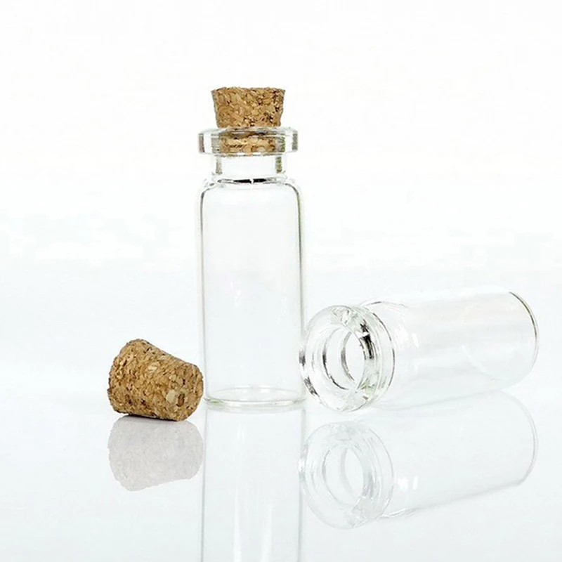 4 шт./лот флаконы прозрачные стеклянные бутылки Mason Jar Свадебные сувениры хранения Крошечные стеклянные банки 10 мл