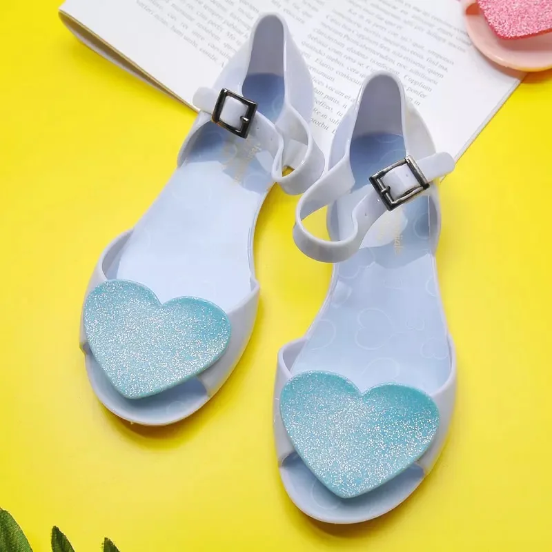 Melissa/брендовые прозрачные сандалии для крупных девушек; Новинка года; Летняя детская обувь; милая обувь для девочек; высокое качество