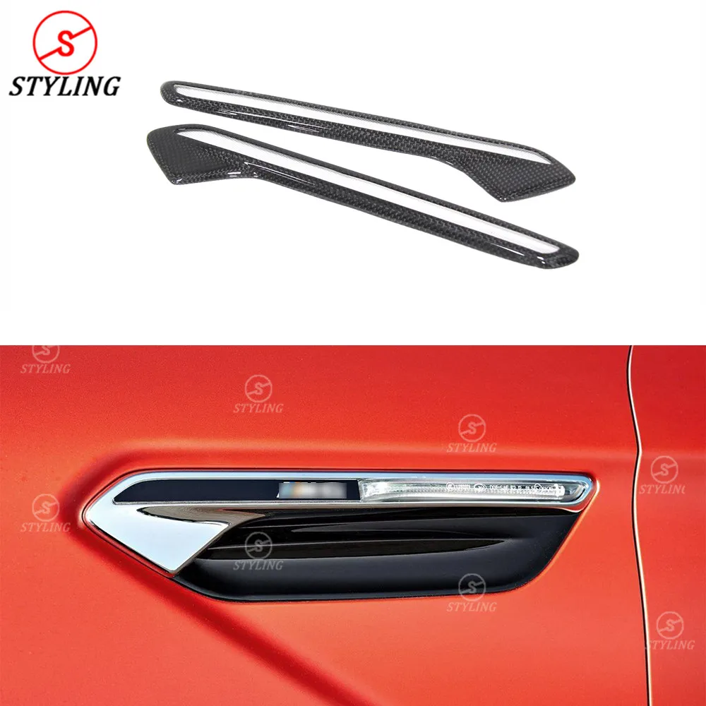 

M6 Carbon exterior Fender trim For BMW M Series F06 F12 F13 side door Fender Light Cover Trim 2012 2013 2014 2015 2016