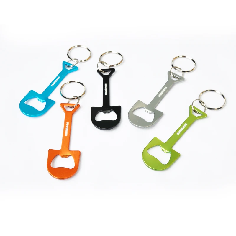 AceCamp Portable Shovel Shaped Bottle Opener Keychain Aluminum Alloy