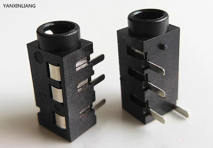 10 шт. 3 5 мм Женский аудио разъем 4 Pin DIP для наушников PJ 320A|4 pin female connector|4 femalesocket connector
