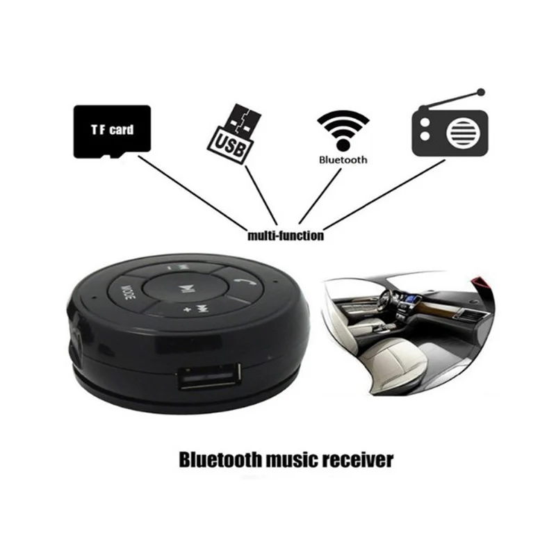 

Bluetooth Car Kit JACK Wireless Fm Transmitter Radio Adapter Car Kit HandsFree LCD Screen w/ TF Slot