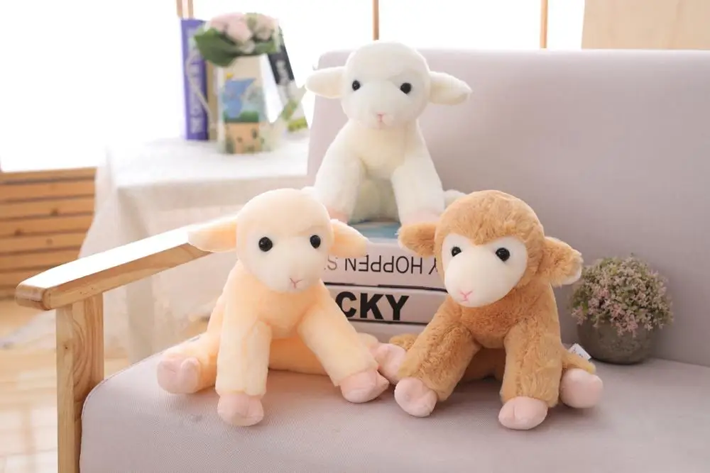 Высокое качество 15/25 см кукла ягненка супер мягкие плюшевые игрушки Овцы детские