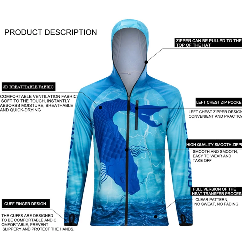 Антимоскитное пальто для рыбалки Джерси для бега/велосипеда одежда для рыбалки водонепроницаемый/летний костюм для одежда для рыбалки s camping Outdoo