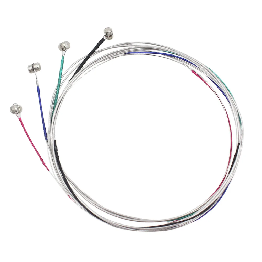 

40pcs (10 Sets) 3/4 4/4 Violin String Universal Model Shanghai Stainless Steel E1 A2 D3 G4 Violin Strings free shipping