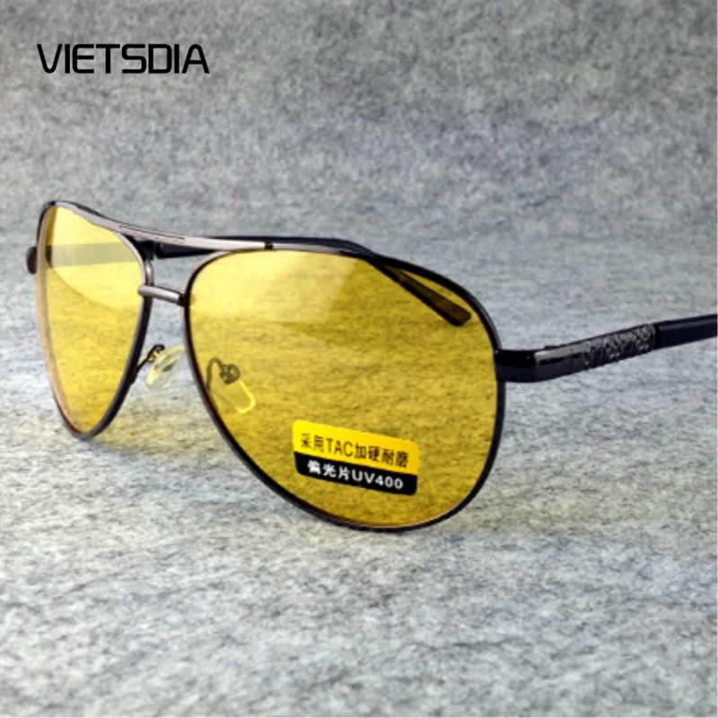 VIETSDIA Polarized Yellow Driving Sunglasses at Night High Quality HD