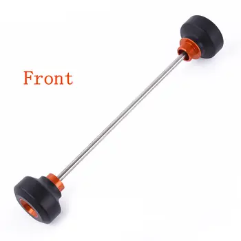 

Aluminum Motorcycle Accessory Front & Rear Axle CNC Wheel Fork Crash Slider Cap Pad Protector For KTM DUKE 690 690R