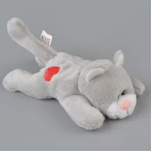 5 Pcs Grey Color Civet Cats Stuffed Plush Fridge Magnet Kids Learning Home Decoration Gift Free