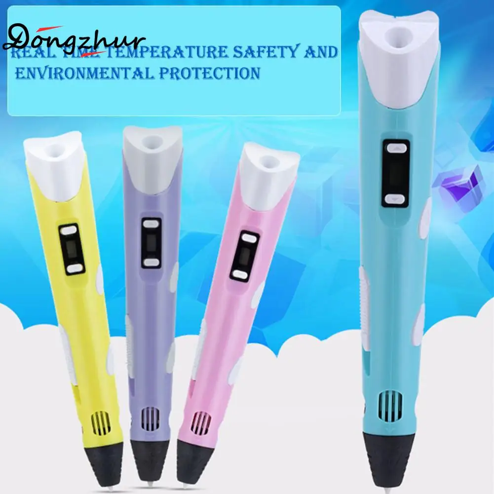 4 Colors Crafting Abs/pla 1st 1.75mm Diy Led Display 3d Printing Pen Creative Gift For Kids Design Painting Kids Drawing Tools 4 Colors Crafting Abs/pla 1st 1.75mm Diy Led Display 3d Printing Pen Creative Gift For Kids Design Painting Kids Drawing Tools