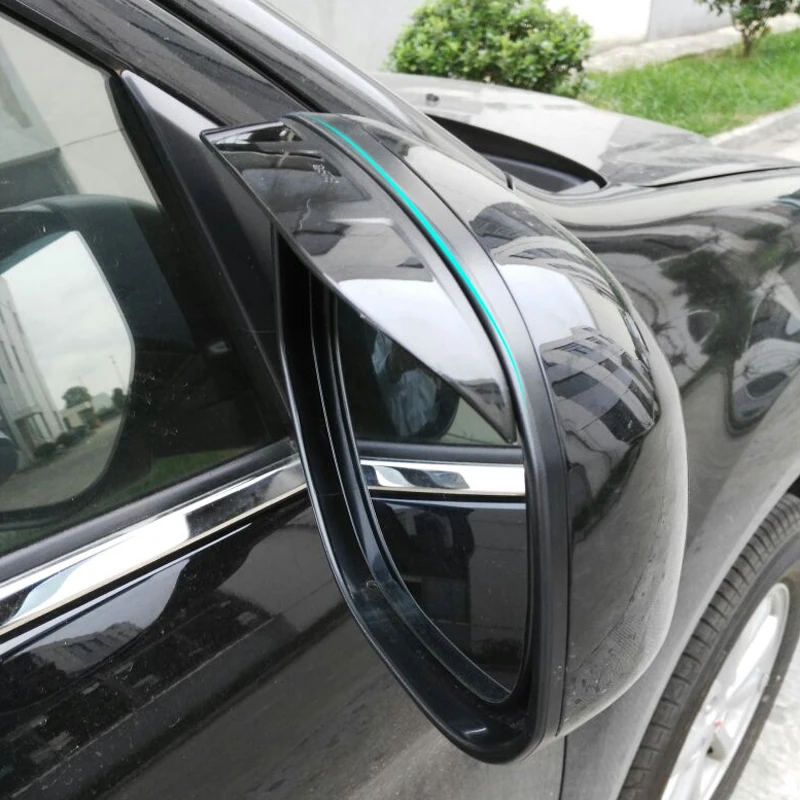 Car Wing Mirror Rain Shield Visor Sun Guard For Mitsubishi Lancer 08-15 11 13