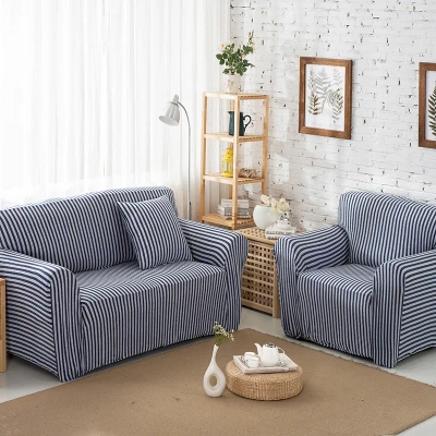 Вязаный хлопковый универсальный чехол для дивана, полностью кожаный чехол для дивана, все включено, ультра эластичный чехол для дивана - Цвет: SC006