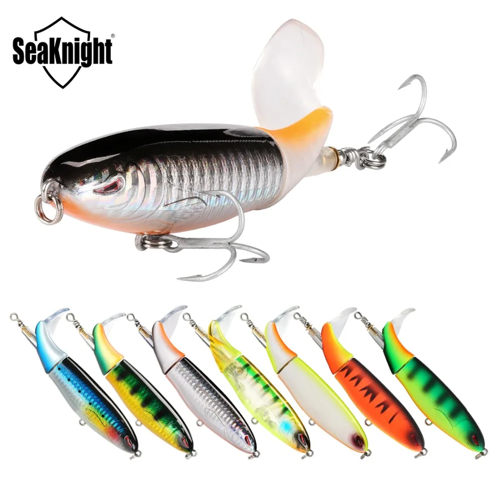 SeaKnight SK050 Whopper Plopper Fishing Lure 7 Colors Floating Rotating