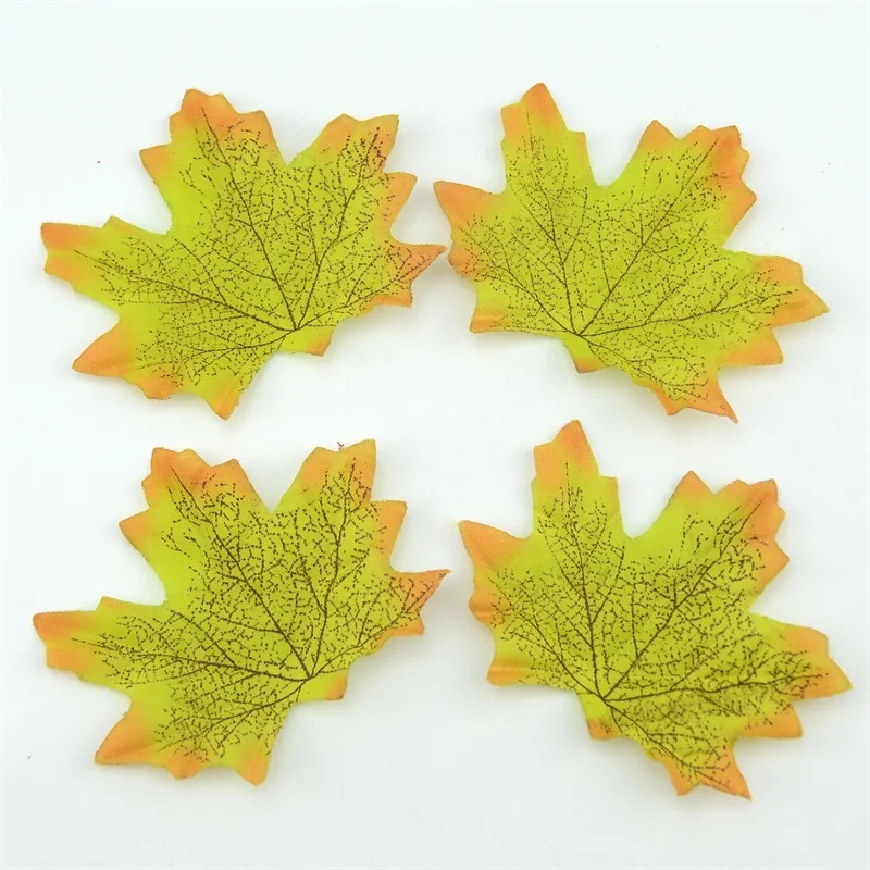100 шт. кленовые листья из искусственного шелка|silk maple leaves|fake flowersflower leaves |