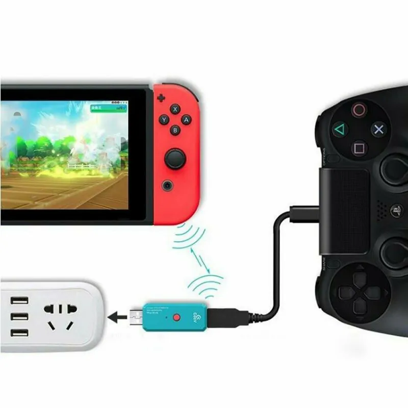 Coolway N100 PLUS USB беспроводной адаптер с Bluetooth беспроводной ручкой конвертер для sony Playstation PS4 Для nintendo Switch 40A