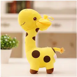 18 см унисекс милый подарок плюшевый жираф мягкая игрушка животное дорогой кукла детей, дети, ребенок Рождество День рождения Счастливые