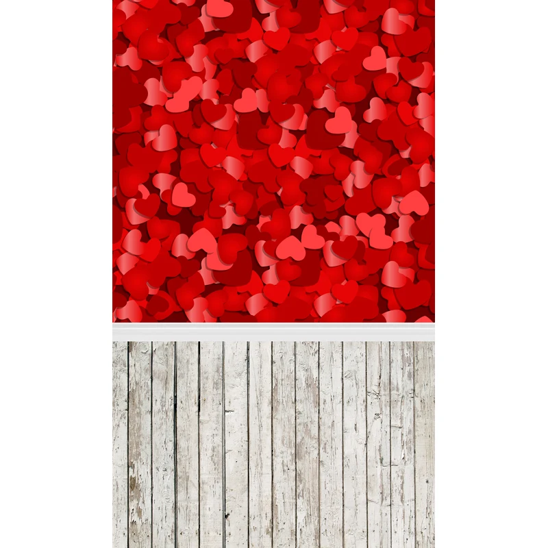 

Valentine's Day Vinyl Photography Backdrops Newborns Customized Computer Printed Background Love valentine 5X8ft F-1964