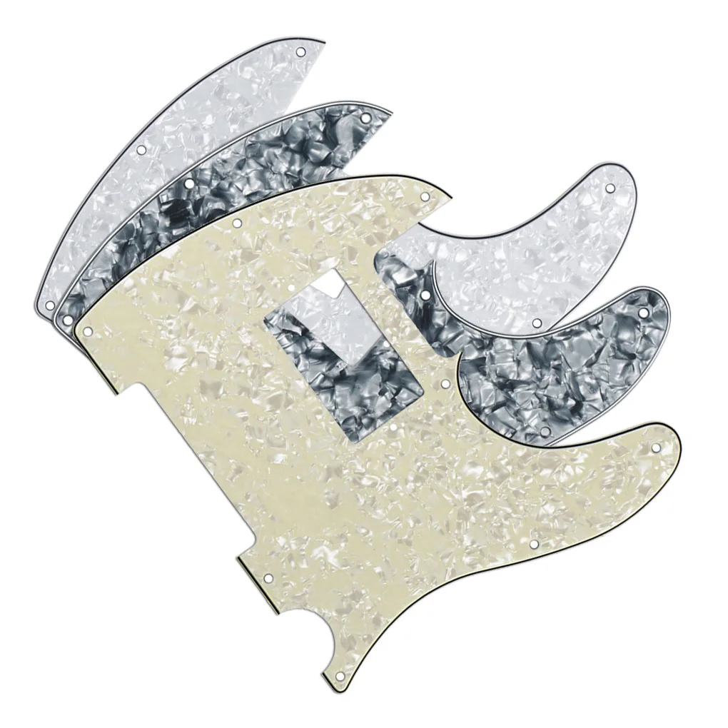 3pcs 4Ply Tele Guitar Pickguards Humbucker Style Pickguards for Tele