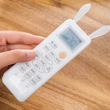 Силиконовый ТВ защита для пульта ДУ Крышка Прозрачный кролик дизайн кондиционер управление чехол водонепроницаемый пылезащитный чехол