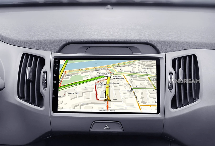 Excellent Android 8.1 4 Core 9 inch GPS navigation for KIA Sportage R 2010-2016 Head Unit Radio audio multimedia 2