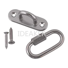 M5 потолочный крючок гамак поворотный крюк многоцелевого использования и M5 быстрая звено цепи карабин с самонарезающие винты для качели кресло-гамак