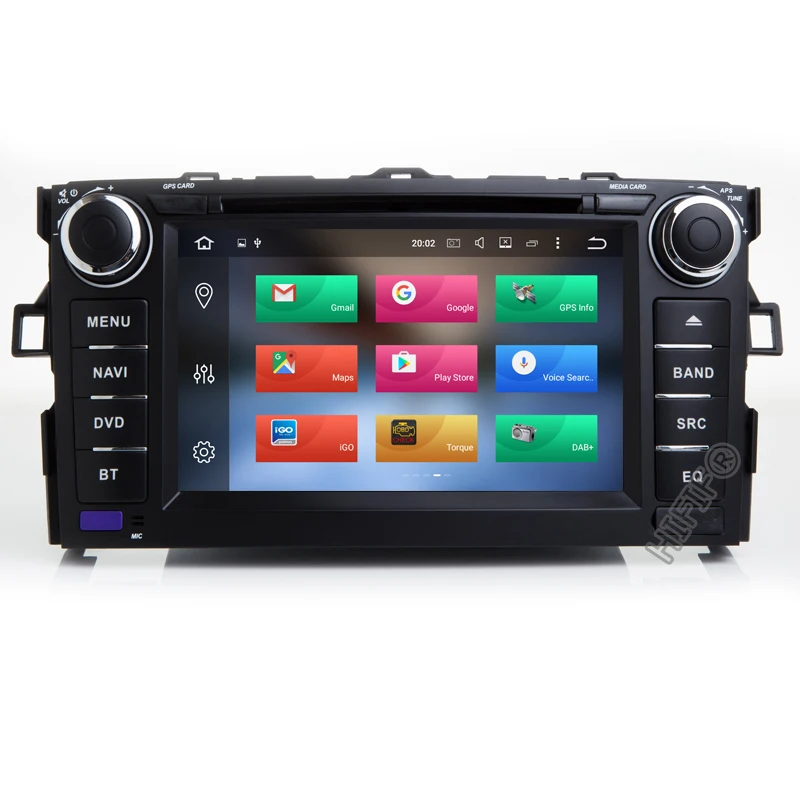 DSP IPS Android 10 2 DIN Автомобильный dvd плеер для TOYOTA AURIS Altis COROLLA 2012 2013 GPS Радио экран стерео