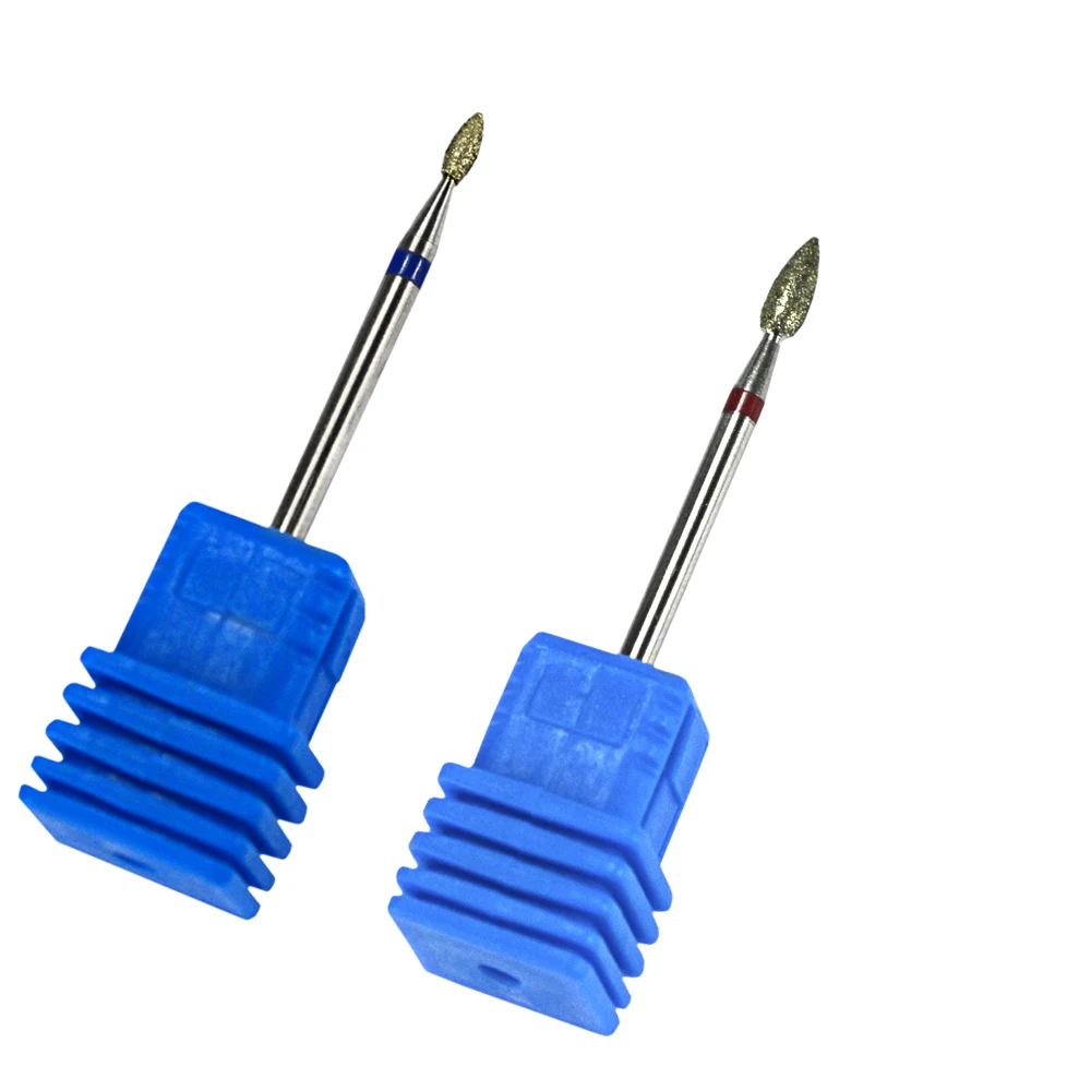 

2PCS Nail Drill Rotary Set 3/32" Diamond Burr Cleaner Milling Cutter for Electric Nail Art Salon Manicure Care Tool TRJG08/12