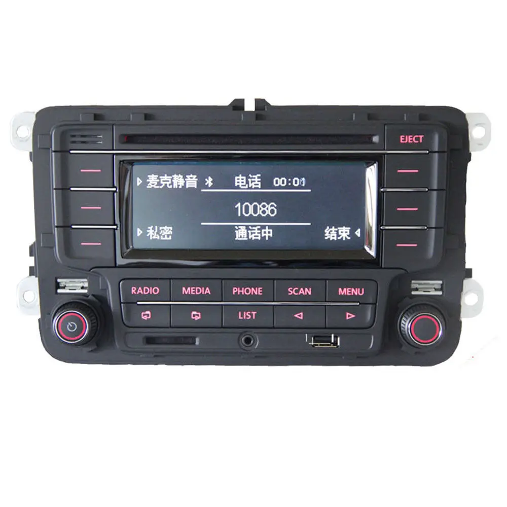 Автомобильное радио стерео RCN210 + кабель Bluetooth CD MP3 USB AUX SD для Volkswagen GOLF PASSAT TOURAN POLO TIGUAN