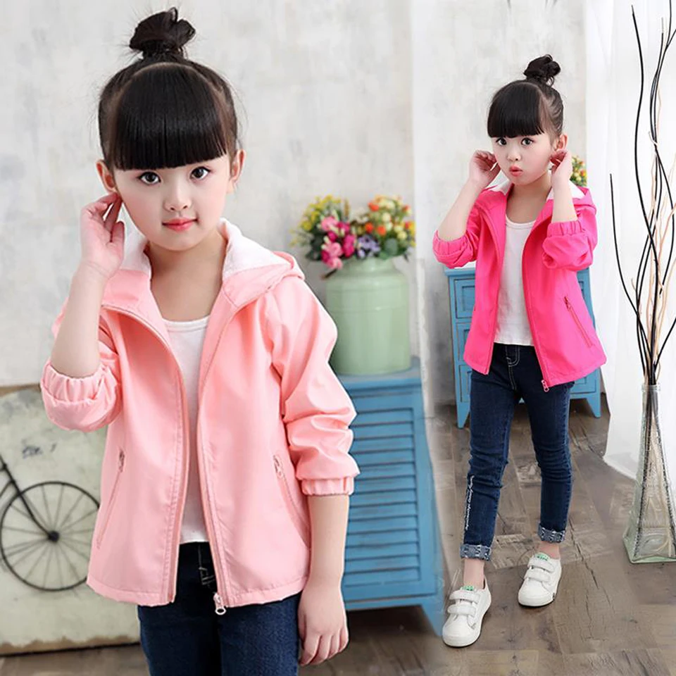  New Arrivals Autumn Spring Two Colors Baby Girls Outerwear Coats Newborn Baby Girls Coat For Girl S