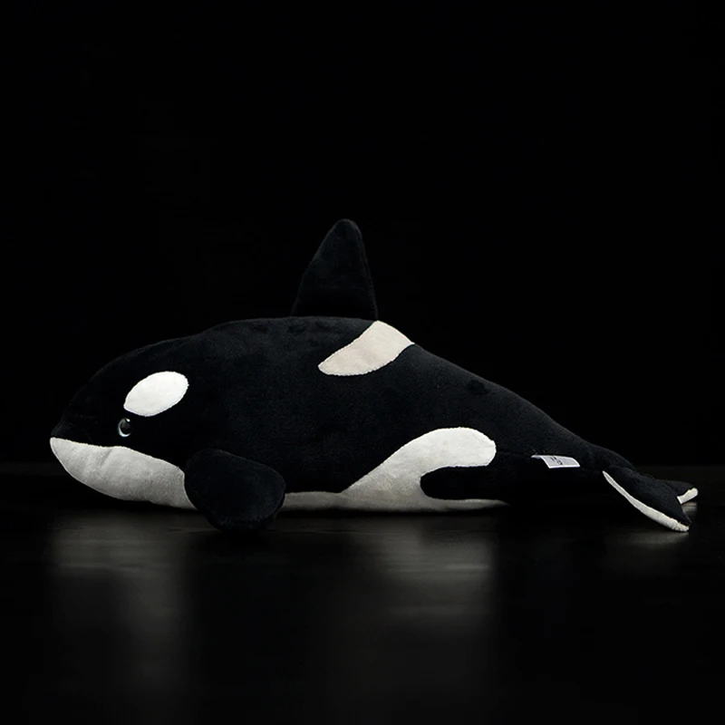 1" /40 см длинные настоящие плюшевые игрушки Orca, очень мягкие игрушки Кит-убийца, мягкие игрушки, реалистичные морские животные, плюшевые куклы, подарки для детей