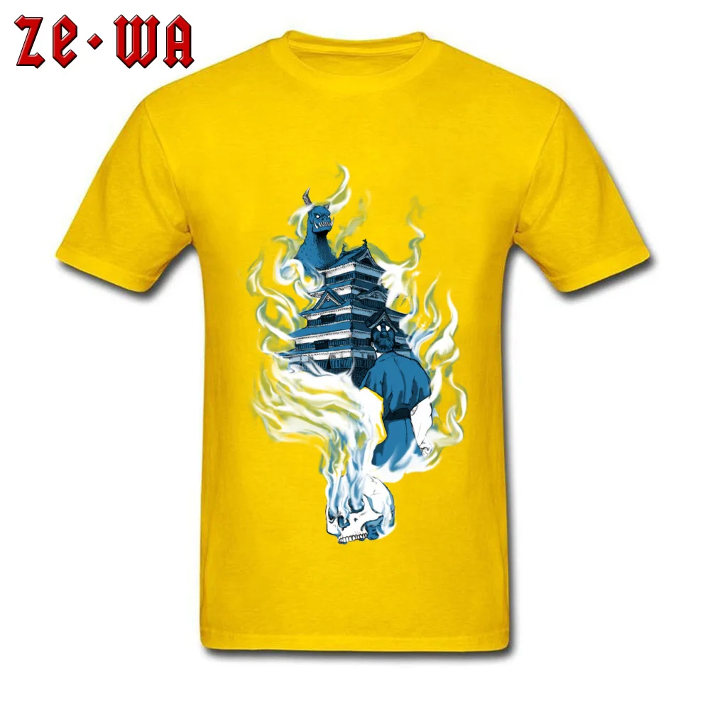 Classic Battle of Matsumoto Group T Shirts O Neck 100% Cotton Male Tops & Tees Short Sleeve VALENTINE DAY Group Top T-shirts Battle of Matsumoto yellow