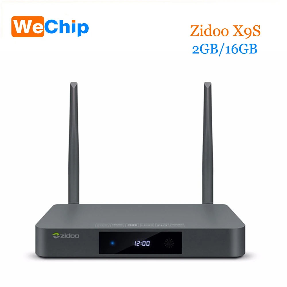 Original Zidoo X9S Android 6 0 Tv Box 2G 16G OpenWRT dual system Media Player RTD1295