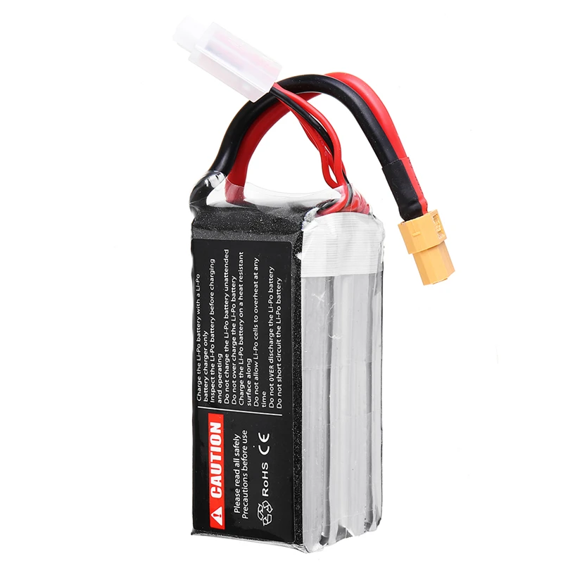 4 шт. uruav 14,8 V 1800 мА/ч, 75C 4S XT60 Plug Lipo Батарея для дрона с дистанционным управлением с видом от первого лица гоночные модели запасные части Аксессуары «сделай сам»