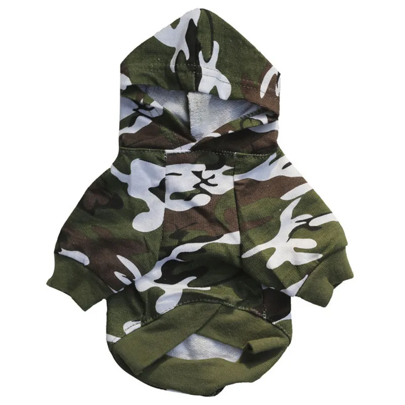 2018 Fashion Cotton Camouflage Dog Hoodies for Chihuahua 3 Colors Small