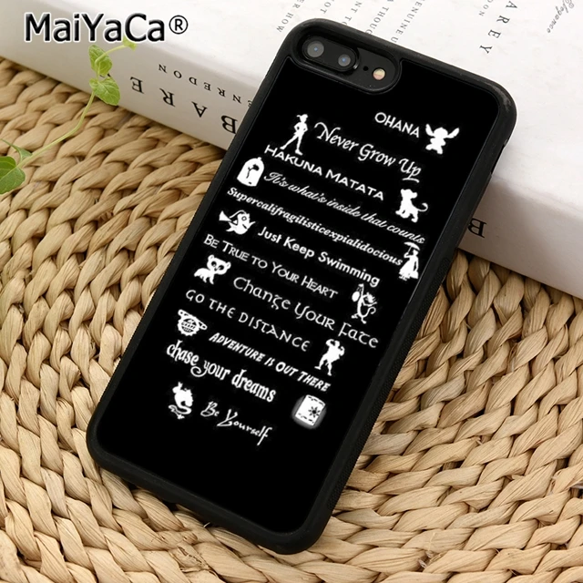 

MaiYaCa Ohana peter pan Phone Case Cover for iPhone 5 5s SE 6 6s 7 8 X XR XS max samsung galaxy S5 S6 S7 edge S8 S9 Plus