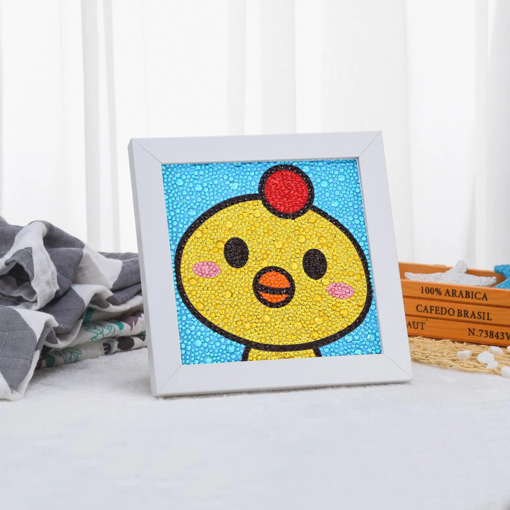 4 шт. Rabbbit панда Лев DIY Полный алмаз мультфильм живопись Детские специальные стразы форма горный хрусталь вышивка живопись для детей