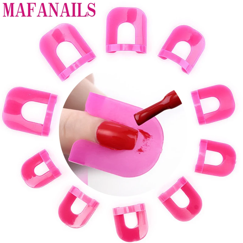 

26 x Plastic Nail Forms Clip Nail Extension Edge Anti-Flooding Template Clip Sticker Tool Set Useful Sticker Tool Form