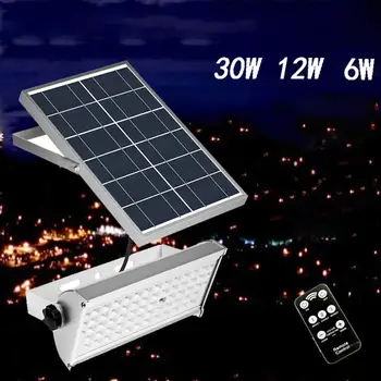 

6W/12W/30W Solar Lamp Waterproof Garden Night Light Motion Sensor Porch Lamp Outdoor Path Street LED Light Emergency Sconce Lamp