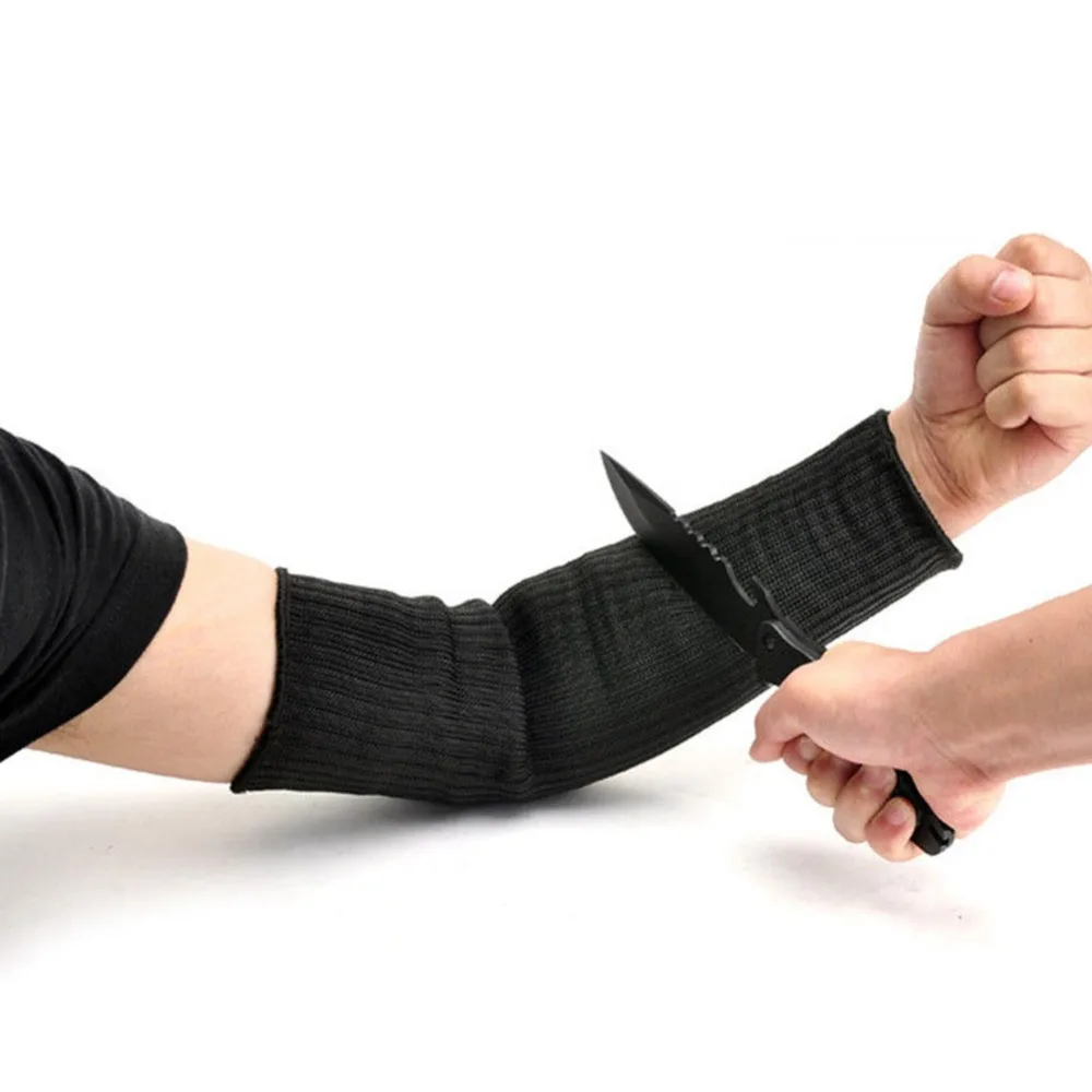 

USA Shippinig Armband Gloves Workplace Safety Protection Arm Black Safety Cut sleeve Heat Resistant Sleeves Arm Guard Protection