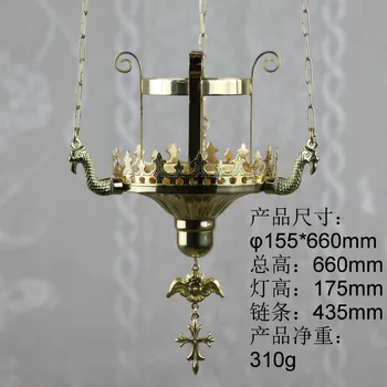 

High Quality Church Copper Oil Lamp Families or Churches Great Holy thing Candlestick CandleHolder Cander JTD-7