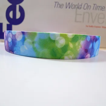 

12 Meters 1" 25mm Wide Rainbow Neon Lights Suspender Elastic Webbing Great For Suspender Making