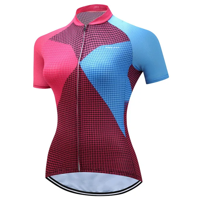Женская майка для велоспорта, топ, рубашка с коротким рукавом, MTB, горный, Ropa, Майо, Ciclismo, шоссейный, велосипедный, одежда для женщин, красный - Цвет: 4