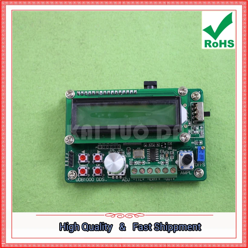 

UDB1002S 2M DDS Signal Source Module Signal Generator with 60MHz Frequency Meter board (D6B1)