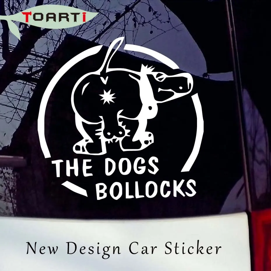 14 14 Cm Anjing Omong Kosong Mobil Lucu Stiker Logo Auto Decals