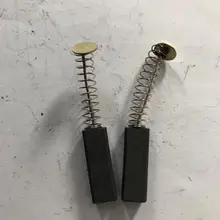 2 шт. 6x8x25 мм 0,2" x 0,31" x 0,9" электродвигатель для машины, угольные щетки, сменный электроинструмент для автомобиля