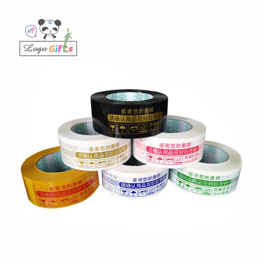 

Personalized Transparent tape Packaging Adhesive Tape custom printed free with any logo/text/phone/email special for company