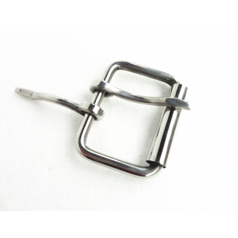 Stainless Steel Double Pin Buckle Solid Cowboy Belt Hardware Roller Wastband Head 44mm 41mm 60mm 4