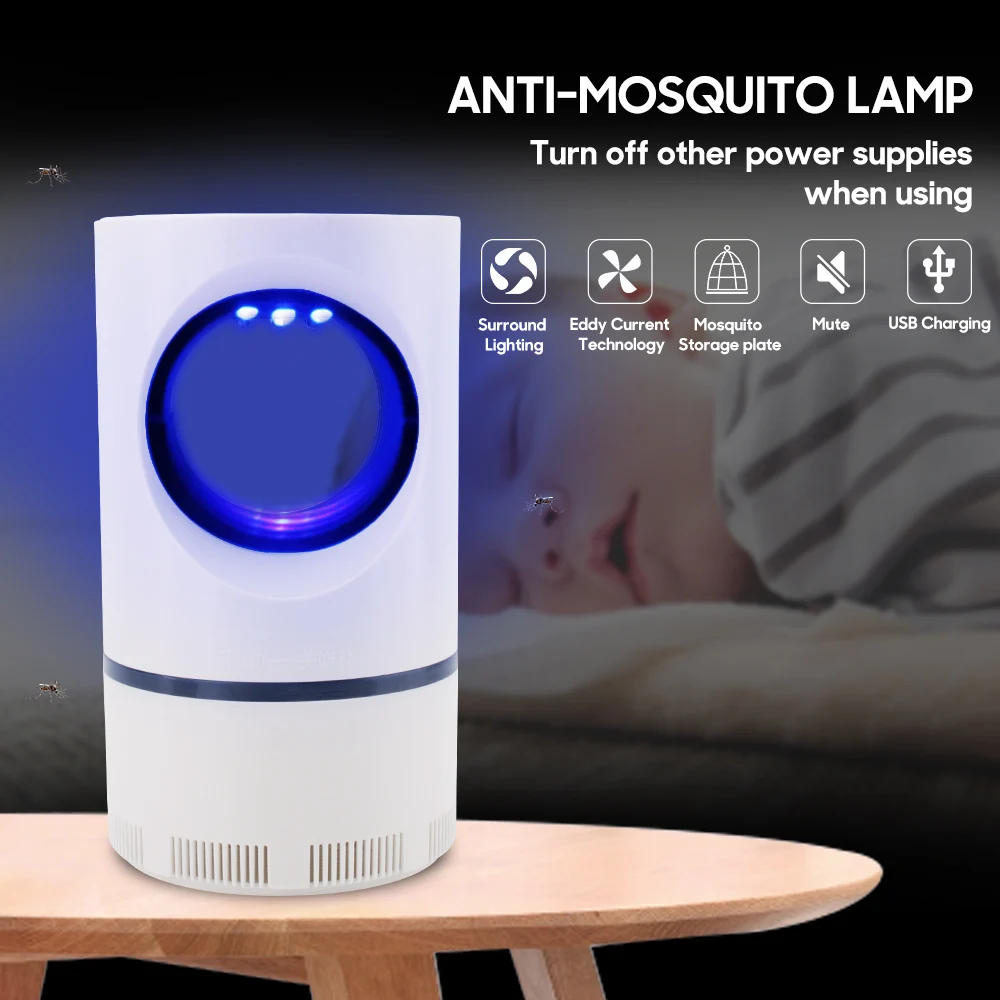 

Electric Mosquito Killer LED Lamps Fly Mosquito Trap Light Anti Mosquito Insect Repellent Killer Pest Control Insect Repeller