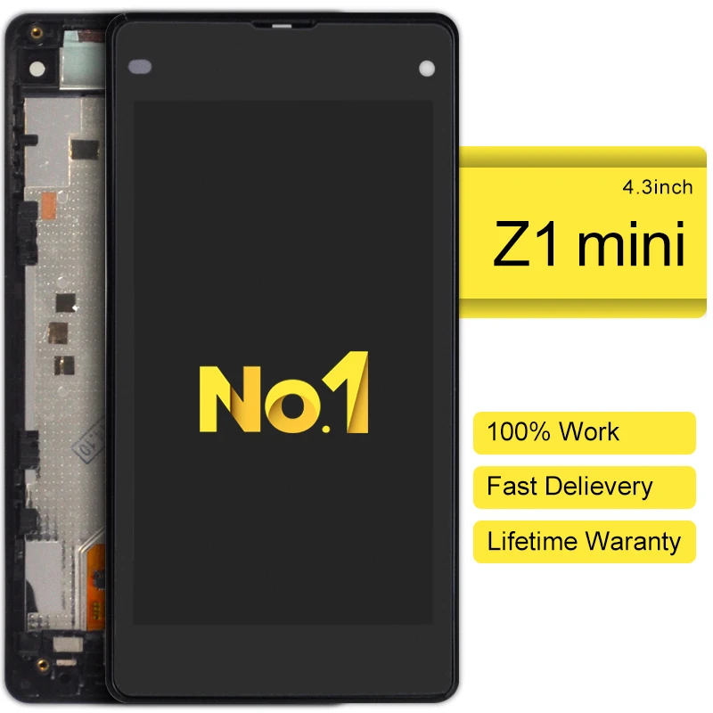2pcs alibaba china highscreen clone LCD Screen For sony Xperia z1 mini d5503 With Touch display Digitizer frame Assembly
2pcs alibaba china highscreen clone LCD Screen For sony Xperia z1 mini d5503 With Touch display Digitizer frame Assembly