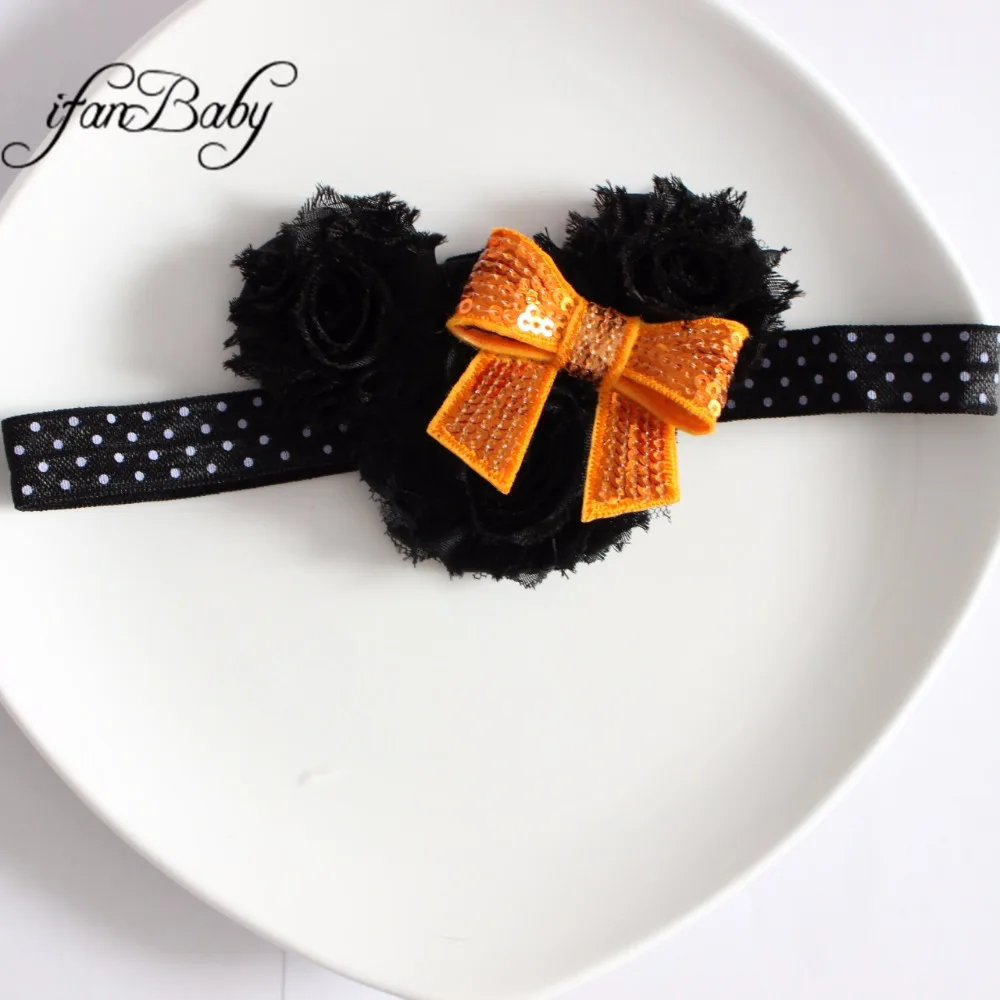 shabby flower headband 7