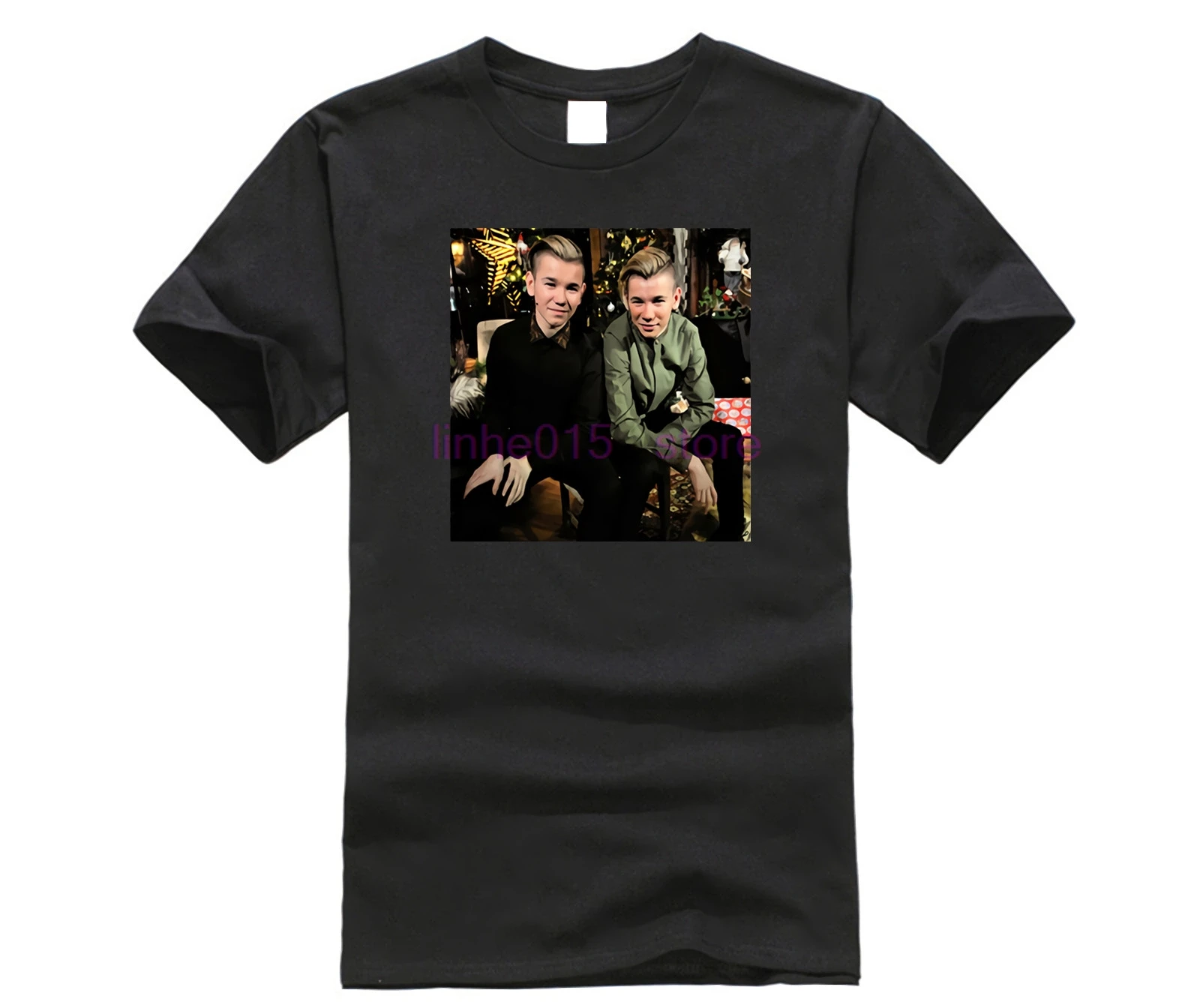 Футболки с Маркусом и мартинусом 2019 повседневные Мягкие ультраэластичные